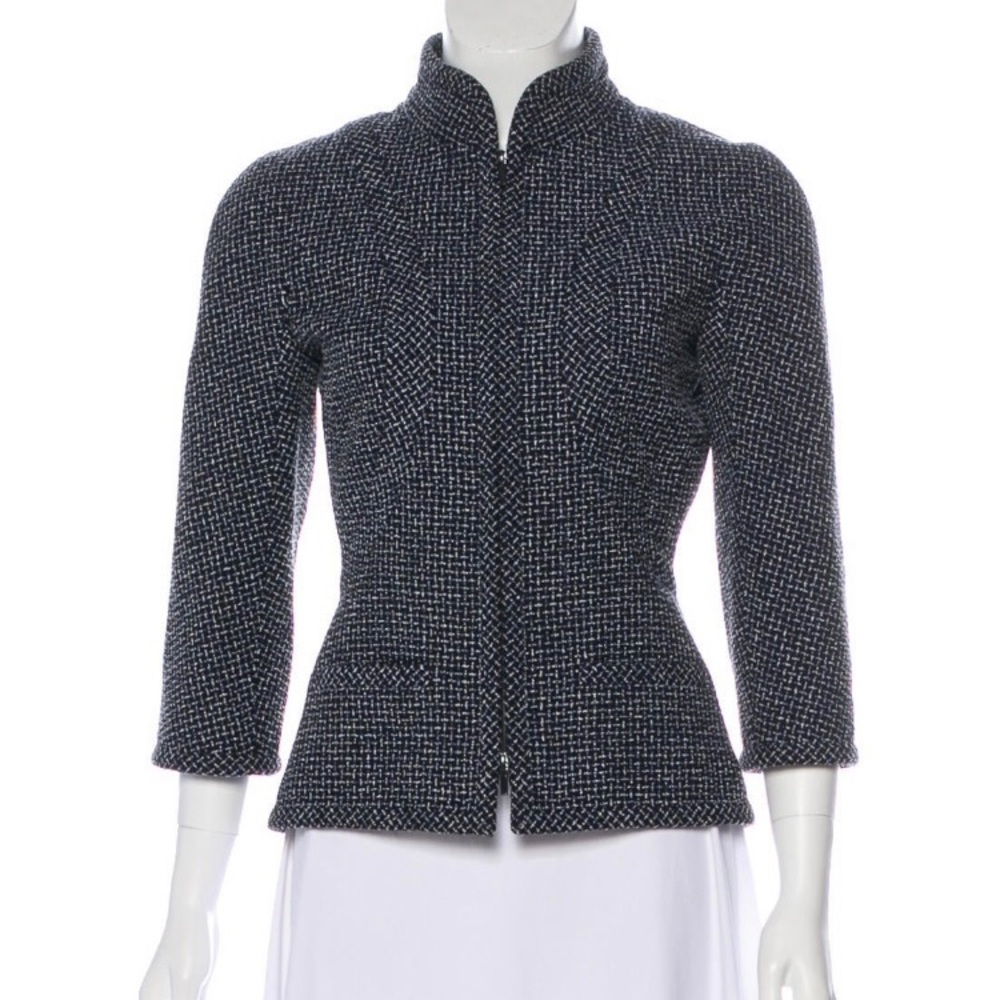 Chanel wool-blended tweed jacket